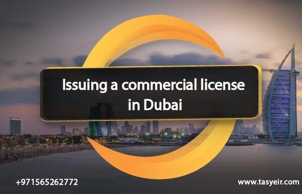 Issuing a commercial licence in Dubai