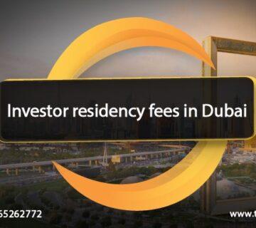 Investor residency fees in Dubai